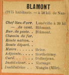Blâmont - Instituteur Marange Blâmont - Instituteur Marange