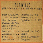 Buriville - Institeur Ggroire