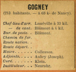 Gogney - Instituteur Neurohr