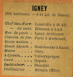 Igney-Avricourt - Instituteur Blondlat Igney-Avricourt - Instituteur Blondlat
