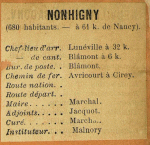Nonhigny - Instituteur Malnory Nonhigny - Instituteur Malnory