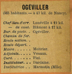 Ogéviller - Instituteur Dardaine Ogéviller - Instituteur Dardaine