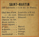 Saint-Martin - Instituteur Perrin