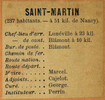Saint-Martin - Instituteur Perrin Saint-Martin - Instituteur Perrin