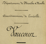 Vaucourt - Instituteur Christophe Vaucourt - Instituteur Christophe