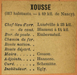 Xousse - Instituteur Egly Xousse - Instituteur Egly