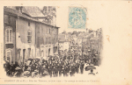 Fête des vétérans - 10 juin 1900 - Le cortège se rendant au cimetière Fête des vétérans - 10 juin 1900 - Le cortège se rendant au cimetière