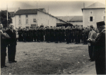 Inauguration de la plaque  la mmoire d'Edouard Morquin