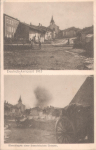 Deutsch Avricourt 1915 - Einschlagen einer französichen Granate