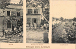 Elfringen - Bahnhof - Wohnhaus in Kolonie - Heidenfriedhof Elfringen - Bahnhof - Wohnhaus in Kolonie - Heidenfriedhof