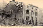Deutsch-Avricourt - Durch franz. Granaten zertörtes Haus Deutsch-Avricourt - Durch franz. Granaten zertörtes Haus