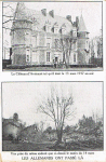 Le château d'Avricourt 13 mars 1917 - Les Allemands ont passé là Le château d'Avricourt 13 mars 1917 - Les Allemands ont passé là
