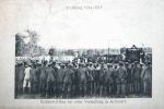 Weltkrieg 1914/1915 - Soldaten-Zirkus bei einer Vorstellung in Avricourt