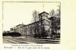 Souvenir de la frontire franco-allemande - Vue de la gare prise de la colonie