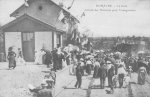 La Gare - Arrive des ministres pour l'inauguration