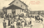 La gare - Inauguration du chemin de fer - L'attente du ministre