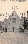 Monument commmoratif de la grande guerre - Inauguration du 9 aot 1925