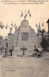 Monument commmoratif de la grande guerre - Inauguration du 9 aot 1925