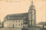 La mairie et l'église La mairie et l'église