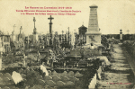 Tombes militaires et monument élevé dans le cimetière de Domjevin à la mémoire des soldats tombés au champ d'honneur Tombes militaires et monument élevé dans le cimetière de Domjevin à la mémoire des soldats tombés au champ d'honneur