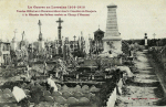 Tombes militaires et monument élevé dans le cimetière de Domjevin à la mémoire des soldats tombés au champ d'honneur Tombes militaires et monument élevé dans le cimetière de Domjevin à la mémoire des soldats tombés au champ d'honneur