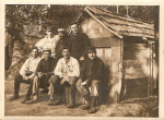 Bois de la ferme de l'Etang, soldats au repos, aot 1915