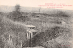 Après 4 ans de guerre - Premières tranchées allemandes à côté de la route de Vaucourt à 1,500 mètres d'Emberménil Après 4 ans de guerre - Premières tranchées allemandes à côté de la route de Vaucourt à 1,500 mètres d'Emberménil