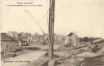 1914-1915 - Vue d'Emberménil prise du toit de la poste