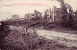 Après 4 ans de guerre - L'entrée du village du côté de Vaucourt Après 4 ans de guerre - L'entrée du village du côté de Vaucourt