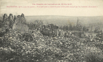Après 4 ans de guerre - Vue intérieure (à l'arrière plan le Remabois occupé par les batteries allemandes) Après 4 ans de guerre - Vue intérieure (à l'arrière plan le Remabois occupé par les batteries allemandes)