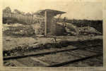 Die Franzozen verwandeltern den eigenen Bahnhof in Ruinen