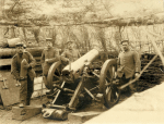 1916 - 15 cm Mörser M80 autrichien. Position sur le chamin de la ferme Saint-Jean ? 1916 - 15 cm Mörser M80 autrichien. Position sur le chemin de la ferme Saint-Jean ?