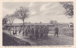 Ein Teil der bei Erstürmung des Sachsenwaldes bei Leintrey gemachten Gefangenen wird durch Elfringen geführt
