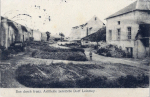 Das durch franz. Artillerie zerstörte Dorf Leintrey