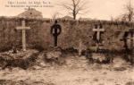 Bayr. Landw. Inf. Regt No. 4 - Vier Heidengrber im Friedhof zu Nonhigny - Mrz 1915