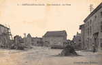 Ogéviller bombardé - Vue intérieure - La poste Ogéviller bombardé - Vue intérieure - La poste