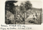 Exercice d'alerte aux gaz - Vergers de Reillon - 23 mai 1916 Exercice d'alerte aux gaz - Vergers de Reillon - 23 mai 1916