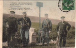 Douaniers franais et allemands sur la route de Moussey Remoncourt