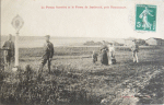 Le poteau frontière et la ferme de Jeanbrock, près Remoncourt Le poteau frontière et la ferme de Jeanbrock, près Remoncourt