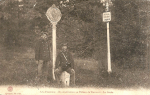 A la frontire - En observation au poteau de Vaucourt - La garde