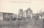 Après l'armistice - L'église en ruines