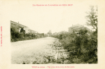 1914-1917 - En ruines - Vue prise de la route de Domjevin