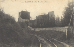 Tranchée du château - 1907 (timbre 10 c) Tranchée du château - 1907 (timbre 10 c)