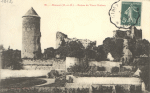 Ruines du vieux château - 1912 (timbre 5 c) Ruines du vieux château - 1912 (timbre 5 c)