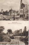 Schloss mit Burgturm und Ruine Schloss mit Burgturm und Ruine