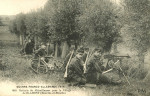 Guerre franco-allemande 1914 - Batterie de mitrailleuses près le village de Blâmont