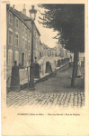 Place du marché - Rue de Gogney - 1902 (timbre 10 c)