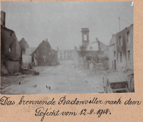 20/22 août 1914 - Photographies allemandes 20/22 août 1914 - Photographies allemandes