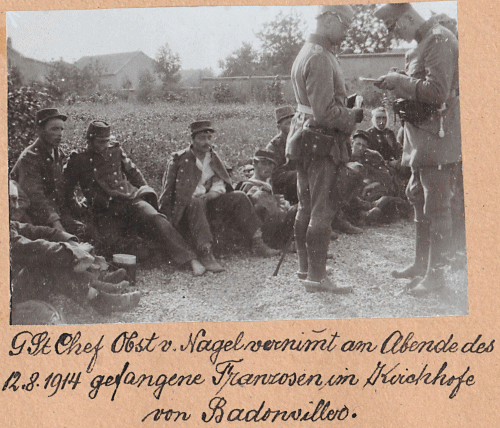 20/22 aot 1914 - Photographies allemandes