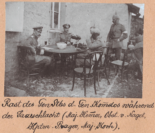 20/22 aot 1914 - Photographies allemandes